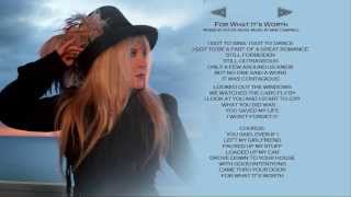 For What It&#39;s Worth - w/ lyrics ~STEVIE NICKS