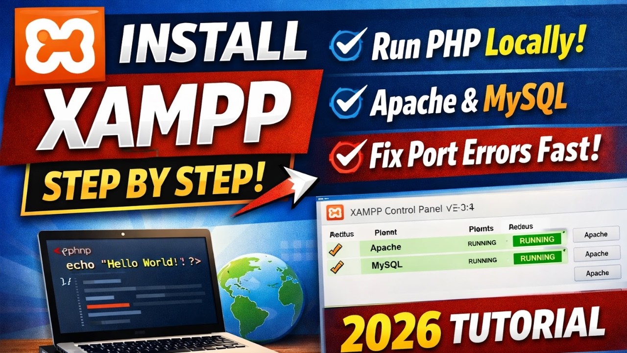 How to Install & Use XAMPP Server (Step-by-Step Tutorial)