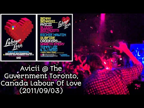 Avicii @ Labour Of Love, The Guvernment Toronto, Ontario, Canada (2011/09/03)