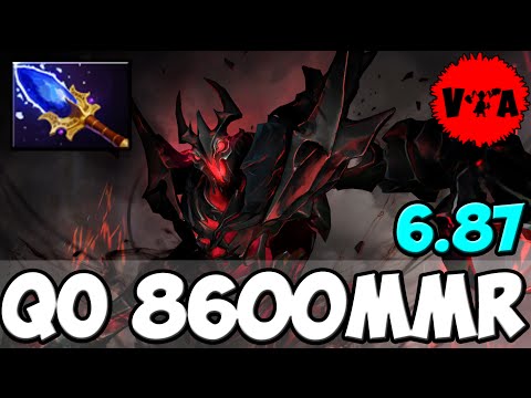 Dota 2 - QO 8600 MMR Plays Shadow Fiend vol #1 - Ranked Match