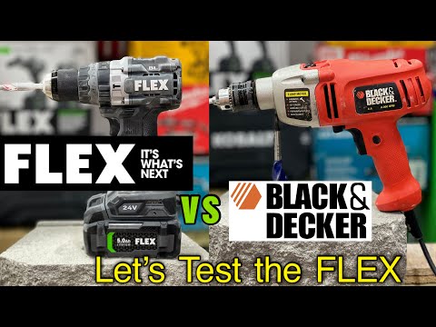 FLEX Tools vs Stanley Black & Decker Hammer Drill (Just for FUN)