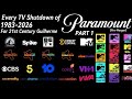 Every TV Shutdown Of Paramount Part 1 Paramount Tv Shutdown