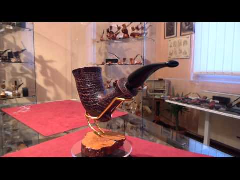 Pipa in radica freeshape sabbiata - www.paronellipipe.it