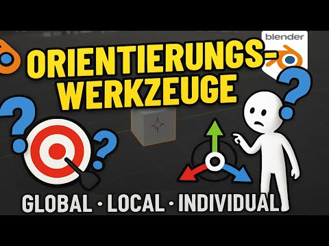 Blender objects moving incorrectly? Transformation Orientation & Pivot Point explained!