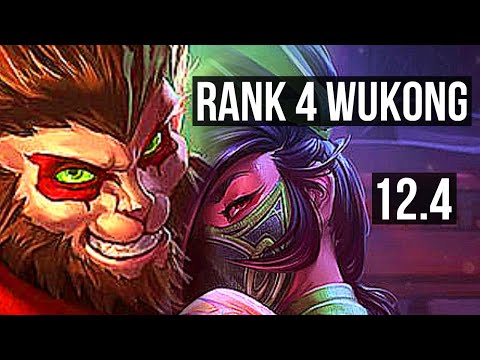 WUKONG vs AKALI (TOP) | Rank 4 Wukong, 500+ games, 6/3/13, 1.0M mastery | NA Challenger | 12.4