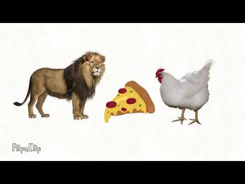 lion pizza chicken say it again!