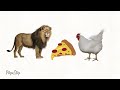 Lion Pizza Chicken Say It Again