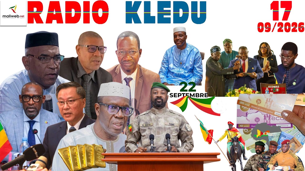 La Revue de Presse de la RADIO KLEDU du 17 Septembre 2026
