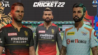 What a Match! 🤯 - Semi Final : RCB vs LSG - Cricket 22 T10 IPL 2023 #10