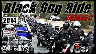 preview picture of video 'Black Dog Ride 2014 - Bendigo'