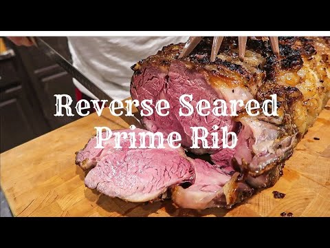 Reverse Seared Prime Rib Roast for the holidays! Cooking with the Family!