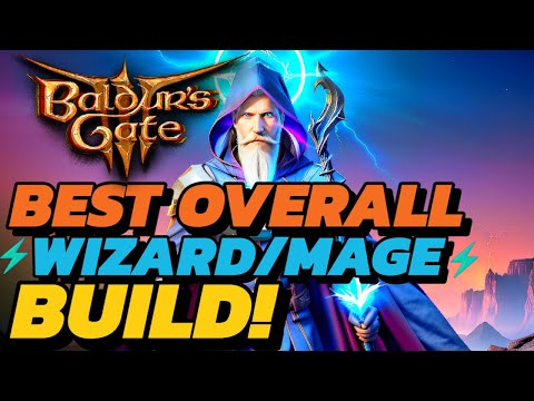 Baldur's Gate 3 - BEST Overall Wizard BUILD | INSANE DMG + CC & RP | TACT Mode + Scrolls