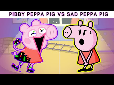 Pibby Peppa Pig Vs Sad Peppa Pig Sings Discovery Glitch | FNF Cover Vs Pibbified Peppa Pig Mod