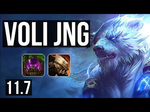 VOLIBEAR vs GRAGAS (JUNGLE) | 5/1/9, 66% winrate | BR Master | v11.7