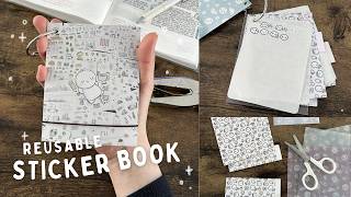 DIY Reusable Sticker Book Thingy ✂️
