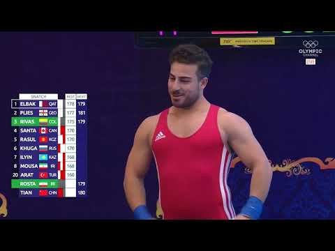 Kianoush Rostami (IRI) – DNF – 2019 World Weightlifting Championships – Men's 96kg