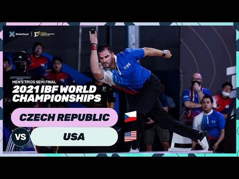 USA v Czech Republic Men's Trios Semi Final | 2021 IBF World Championships