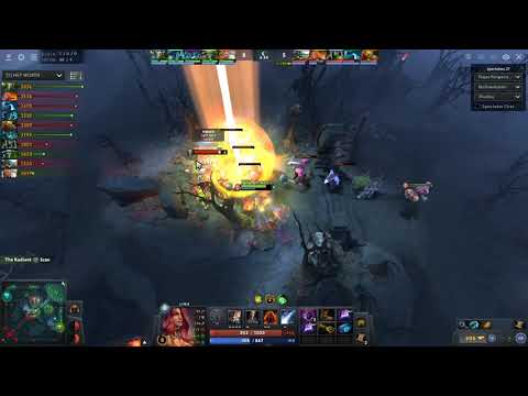 #dota 2 Aramis was throw by carry -------- Morphling throwing teammate of low player than lina