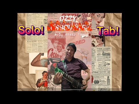 Crazy Train The Best Ozzy Solo Guitar Cover (with Tabs)