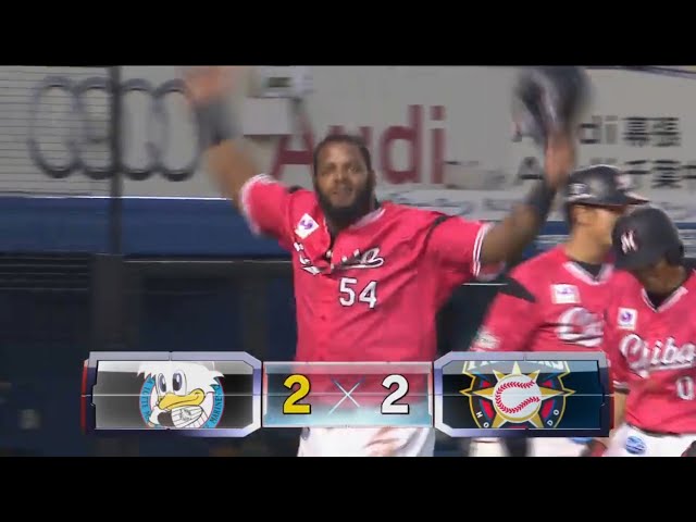 【3回裏】今日もマリーンズ・ペーニャが走る走る!! 角中の同点タイムリー2ベース!! 2017/9/3 M-F