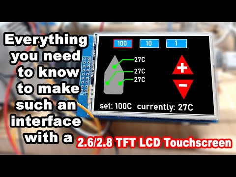 How to use a 2.6/2.8 TFT LCD Touchscreen - Adafruit GFX - Luis Geissler