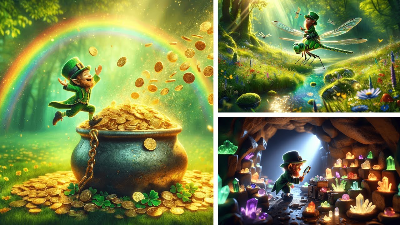 St. Patrick's Day Leprechauns - Calm Uplifting Background Music - Relaxing Study or Work Playlist