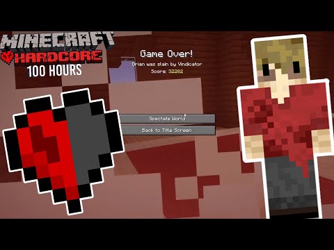 Grian Dies In His 100 Hour Hardcore World