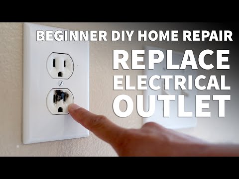 How to Replace an Electrical Outlet – Replace Burnt Out Electrical Outlet and Old Damaged Socket