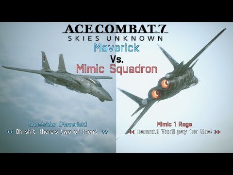 Ace Combat 7 Skies Unknown | Maverick vs. Mimic Squadron | TGM F-14A Tomcat