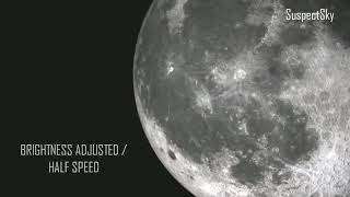 Bright Orb Over Ocean and Object Emerges from Moon [SIGHTING]