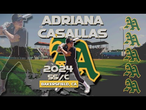 2024 Adriana Casallas Shortstop and Second Base, Softball Skills Video
