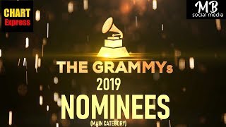 Grammy&#39;s 2019 - Nominees | The 61st Grammy Awards 2019 | Feb 10th, 2019 | ChartExpress