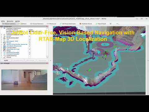 Jetbot Lidar Free Vision Based Navigation With Rtab Map 3d Localization