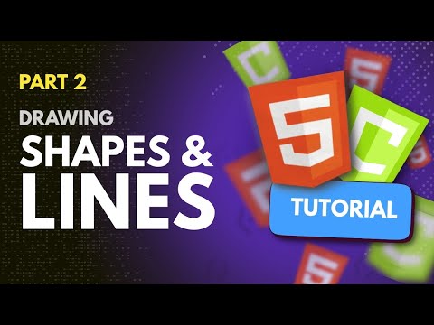Drawing Shapes & Lines | HTML Canvas Tutorial for Beginners