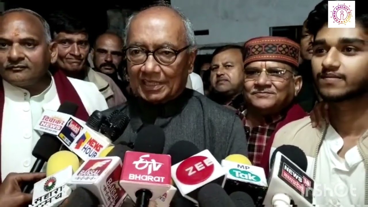 VIDISHA NEWS - भाजपा चंदा वसूली करती है इससे इन्होंने अपना घर भर लिया विदिशा में बोले दिग्विजय सिंह.