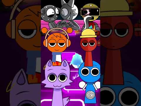 Sprunki Tiles Hop Incredibox CoVER Coffin Dance song #shorts #0121