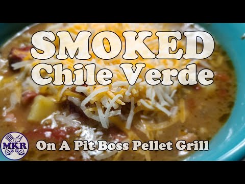 Smoked Pork Chile Verde Stew Using Country Style Ribs...
