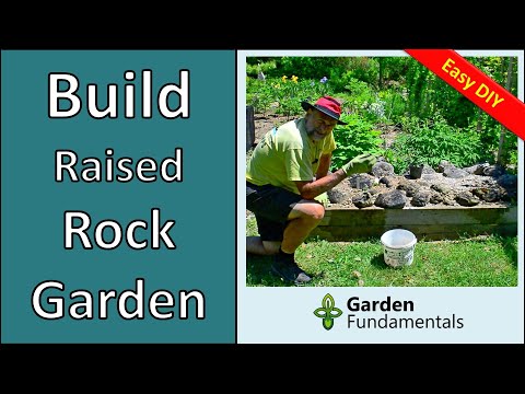 Building a Simple Raised Alpine Rock Garden - An afternoon DIY project