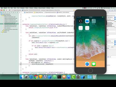 08 Core Data Relationships - Delete Expense - Expenses with Categories App