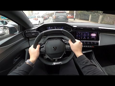 NEU 2023 Peugeot 408 GT [1.2 PureTech, 130 PS] POV Probefahrt | Exterieur Innenrezension #73 CARiNIK