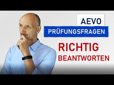 So beantwortest du Fragen in der schriftlichen AEVO-Prüfung richtig?