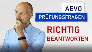 So beantwortest du Fragen in der schriftlichen AEVO-Prüfung richtig?