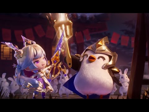Chibi Champion Gwen Prestige Edition Mythmaker Cinematic - Battle of Golden Spatula (Tencent TFT)