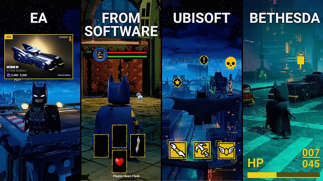 LEGO Batman but it was made by other companies, I guess...