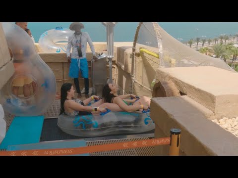 Surge Water Slide at Aquaventure Water Park in Dubai