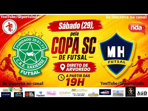 Pela Copa SC de Futsal Maravilha encara fora de casa a equipe da Xaxiense neste sábado 29-08-2026