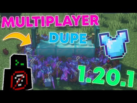 MINECRAFT 1.20.1 MULTIPLAYER DUPE | Infinite emerald, diamond armor, etc... | Early game dupe !