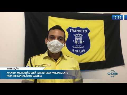 Avenida Maranhão será interditada de 10 a 12 de Outubro para realização de obra 09 10 2020