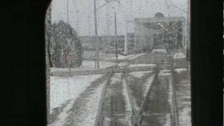 preview picture of video 'South Shore Line No. 505 arrives at South Bend Regional Airport'