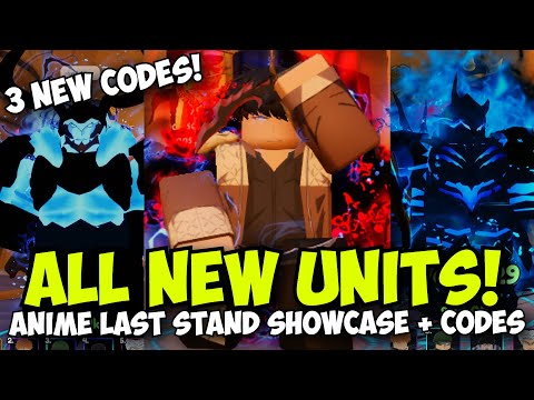 [3 NEW CODES] New Sung Jin Woo ULTIMATE Evo & All New Units Showcased in Anime Last Stand!!